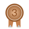Bronze medal — ranked number 3
