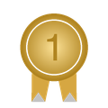 Gold medal — ranked number 1
