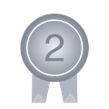 Silver medal — ranked number 2